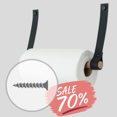 Küchenrollenhalter aus Leder