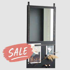 Magnettafel XL | Vertikal + Spiegel