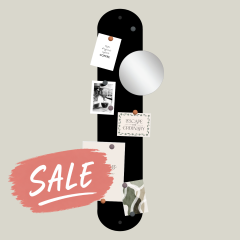 Magneetbord LANI | 98,5x20cm Zwart