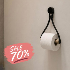 Toilettenpapierhalter aus Leder 'Triangle'