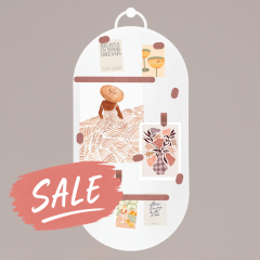 Magneetbord groot | XL Ovaal - Wit