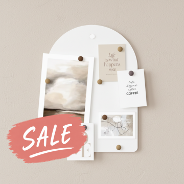 Magneetbord ROMY | 50x35cm Wit